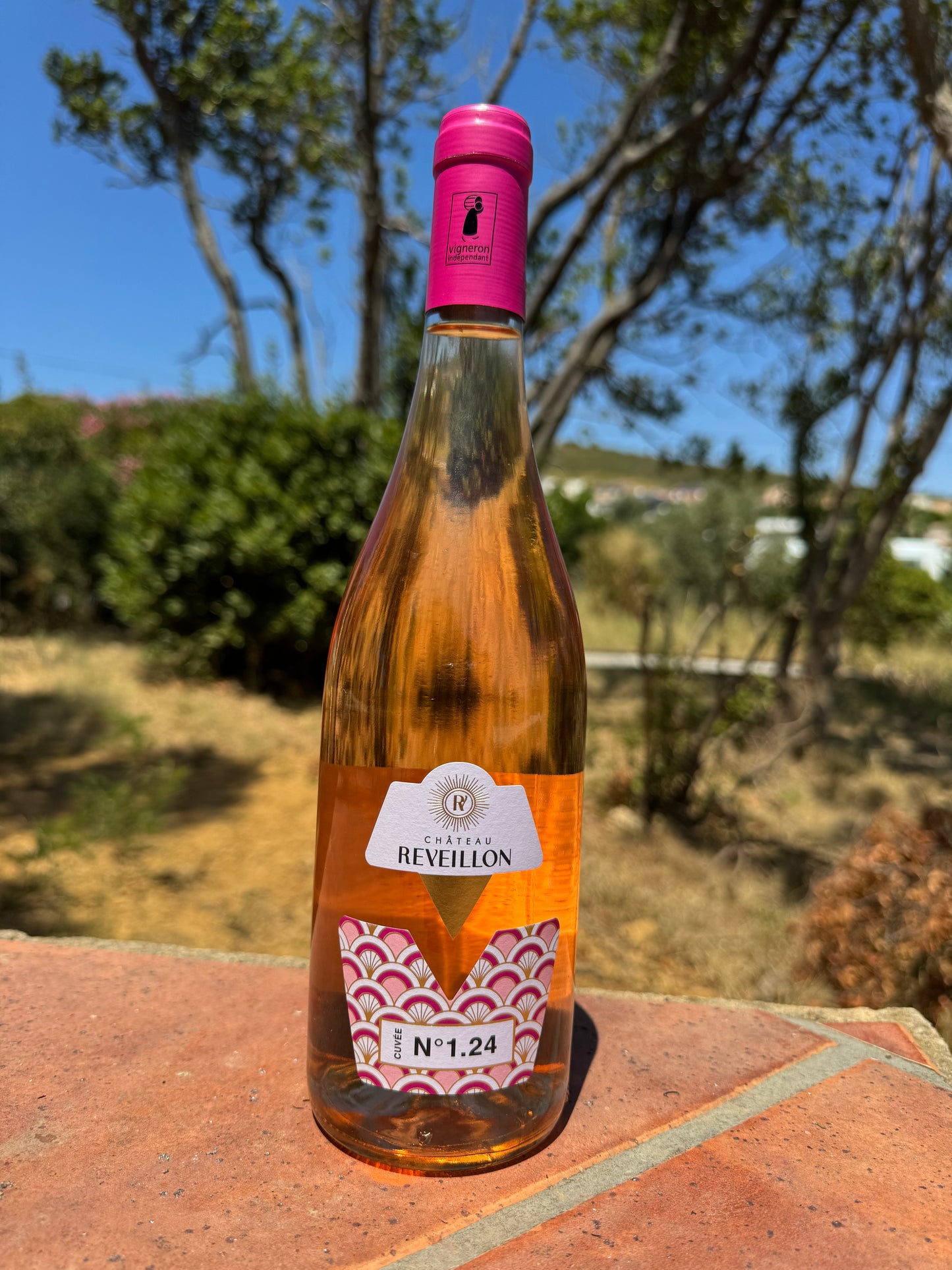 Bouteille de rosé Cuvée N°1.24, AOC Corbières 2024, Château Réveillon