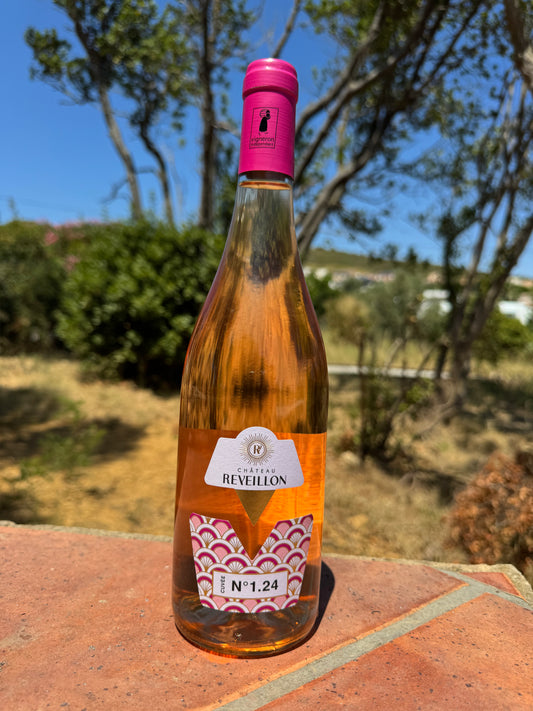 Bouteille de rosé Cuvée N°1.24, AOC Corbières 2024, Château Réveillon